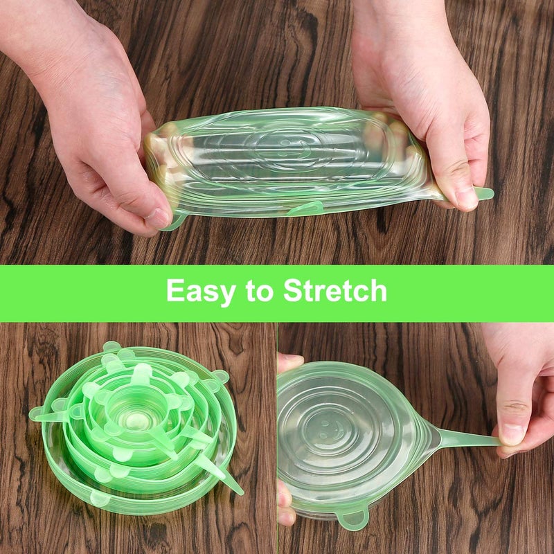 ONEGOL 2 Pack Spill Stopper Lid Cover, 10.2 inch and 11 inch, Boil Over â€ŽSpill Stopper, Microwave Splatter Food Cover, BPA-Free Silicone Lids and Dishwasher Safe, for Home Kitchen - Image 3